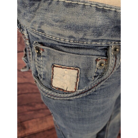 American Fighter Jeans Heritage Bootcut From the Buckle y2K Mens 30 FLAW - Picture 13 of 15